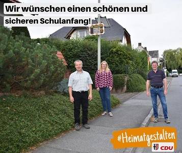 Wir wünschen einen schönen und sicheren Schulanfang!